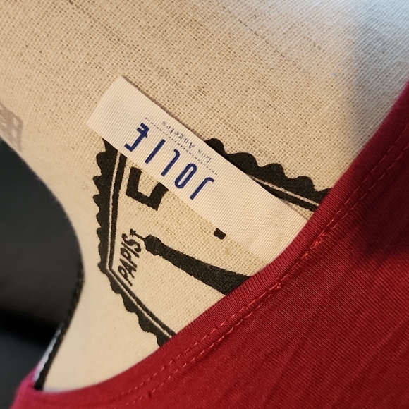 Maroon High Low Tunic *Like New* Sz L - Picture 5 of 5